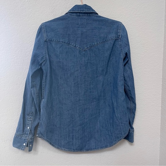 Levi's Iconic Western Denim Shirt Size Small - Picture 4 of 7